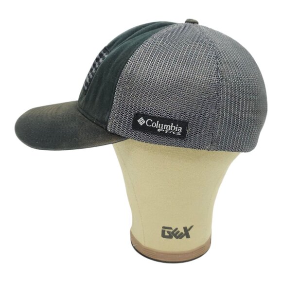 Columbia PFG Mesh Flexfit L/XL Cap Performance Fishing Gear Flag Patch Hat - Picture 11 of 15
